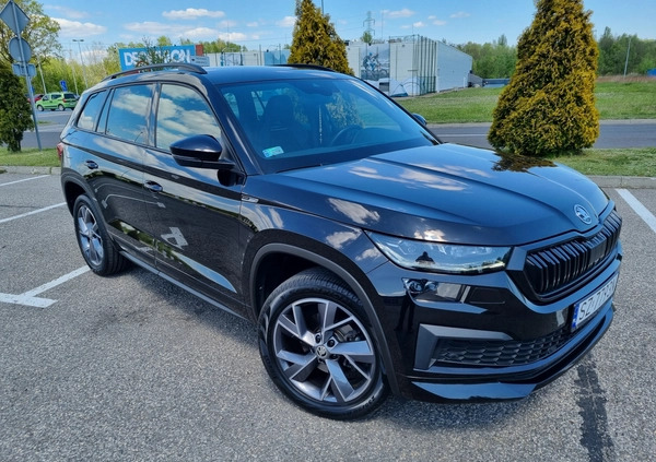 Skoda Kodiaq cena 142300 przebieg: 38000, rok produkcji 2021 z Gliwice małe 379